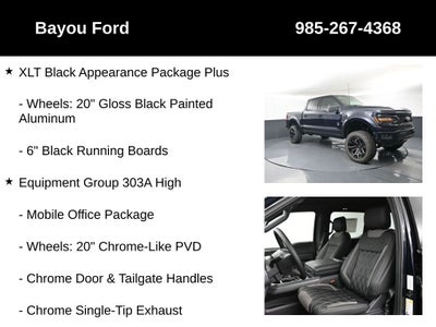 2025 Ford F-150 SCA Black Widow