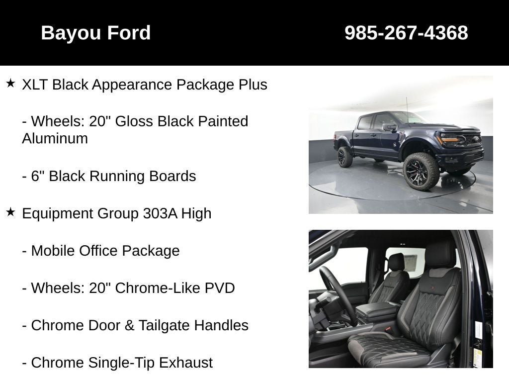 2025 Ford F-150 SCA Black Widow