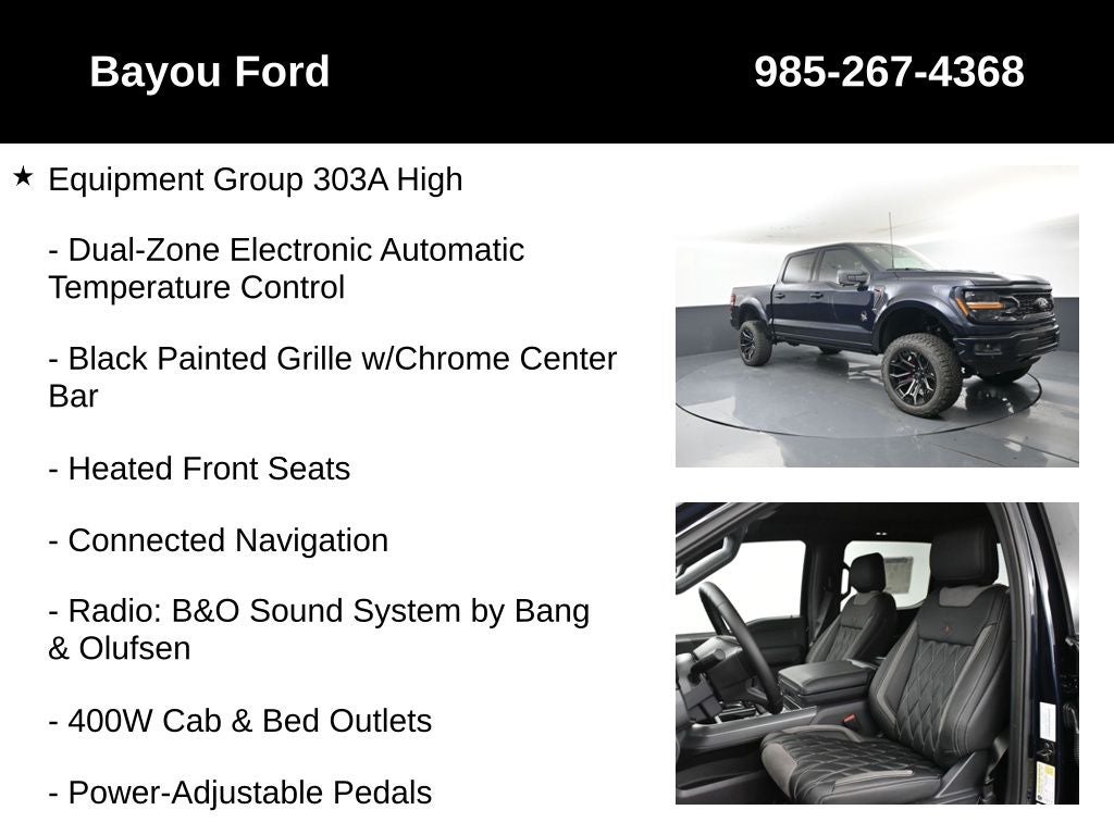 2025 Ford F-150 SCA Black Widow