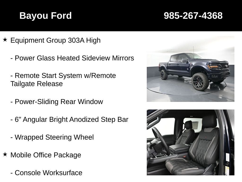 2025 Ford F-150 SCA Black Widow