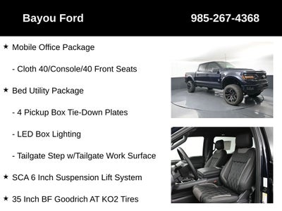 2025 Ford F-150 SCA Black Widow