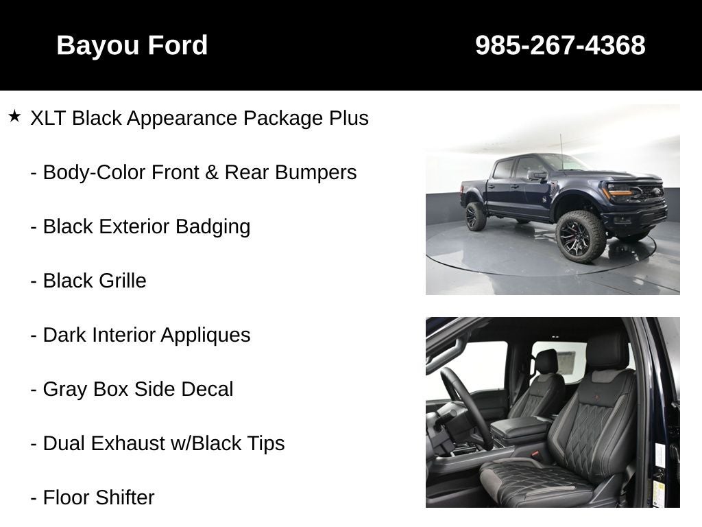 2025 Ford F-150 SCA Black Widow