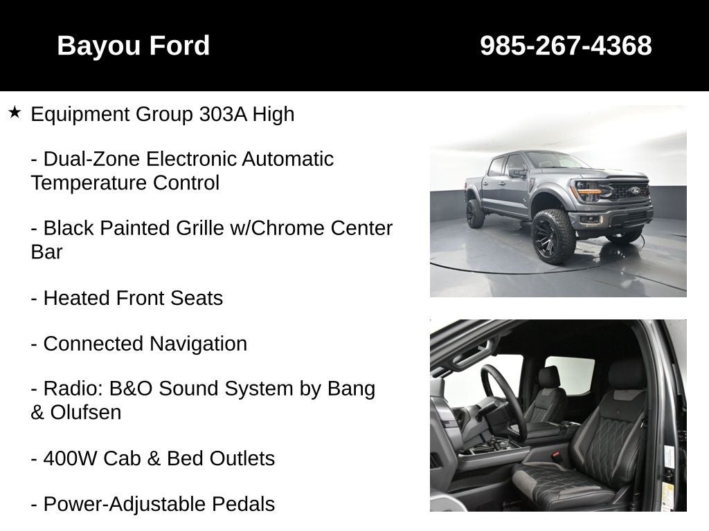 2025 Ford F-150 SCA Black Widow