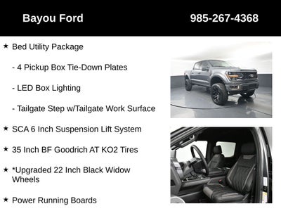 2025 Ford F-150 SCA Black Widow