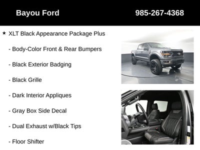 2025 Ford F-150 SCA Black Widow