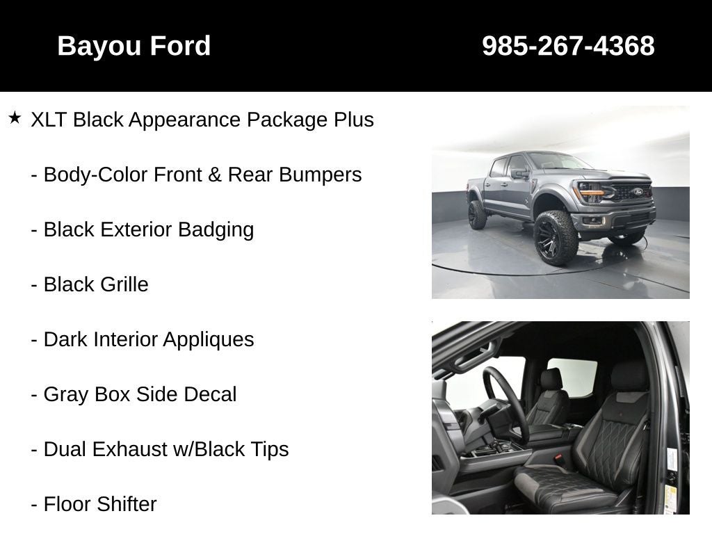 2025 Ford F-150 SCA Black Widow