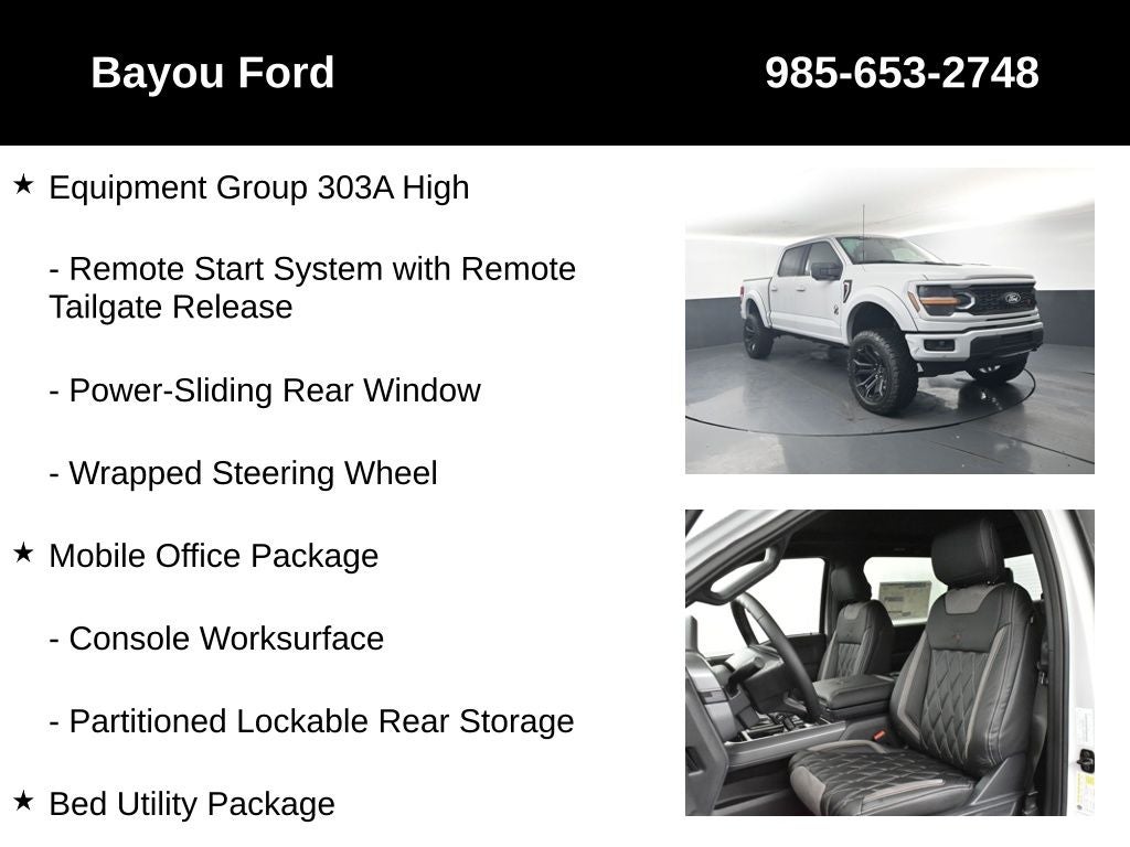 2026 Ford F-150 SCA Black Widow