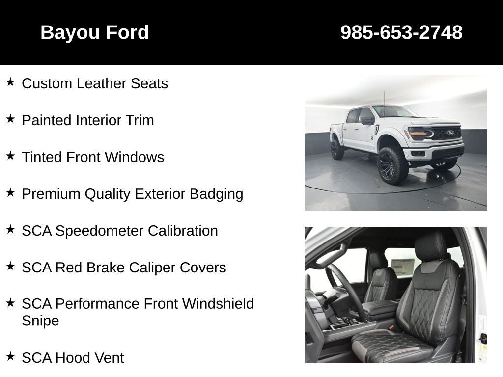 2026 Ford F-150 SCA Black Widow