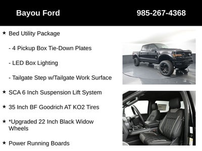 2025 Ford F-150 SCA Black Widow