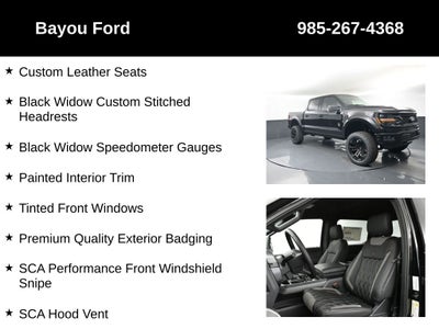 2025 Ford F-150 SCA Black Widow