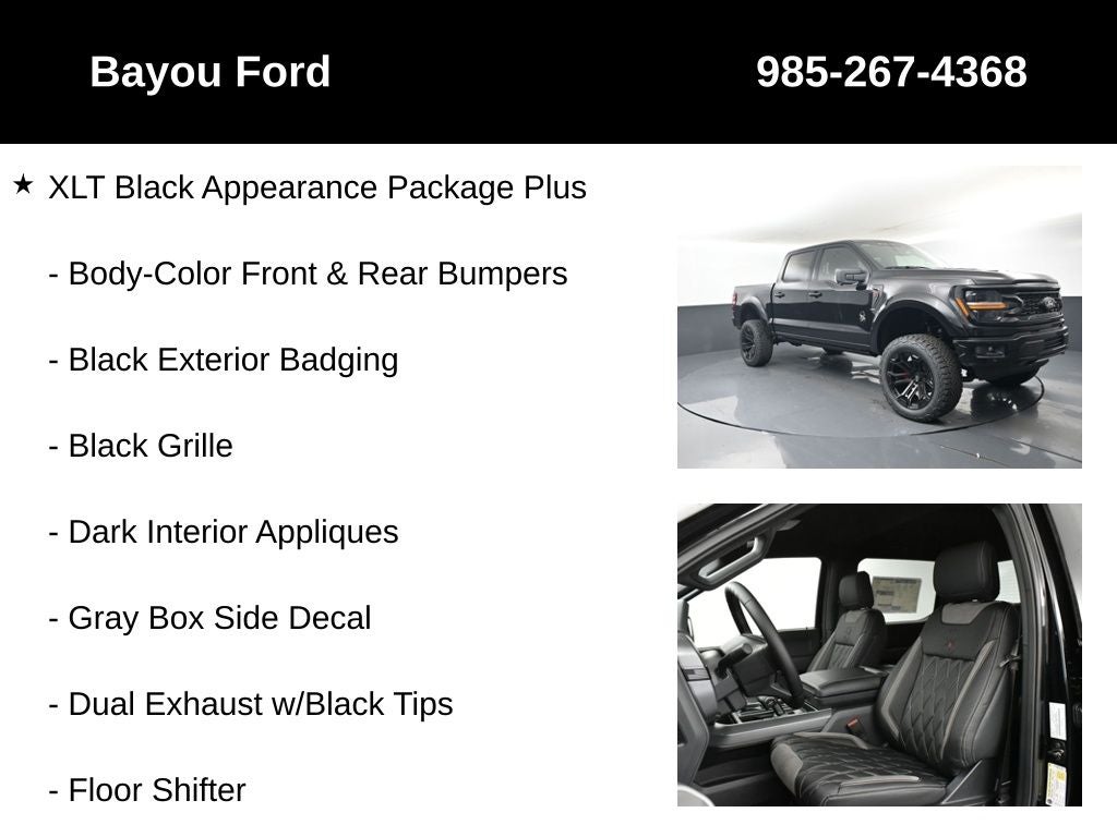 2025 Ford F-150 SCA Black Widow