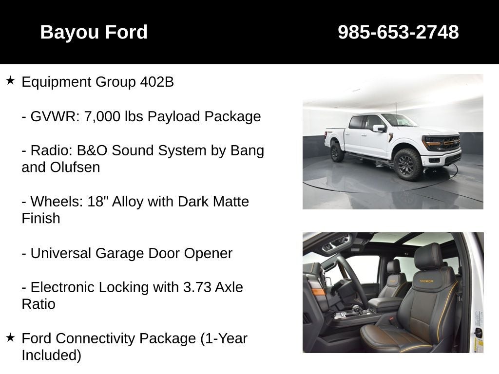 2026 Ford F-150 Tremor 402B