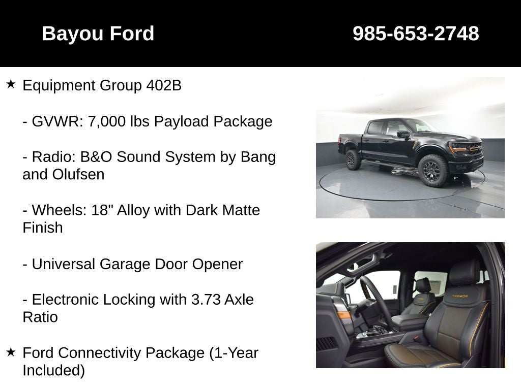 2026 Ford F-150 Tremor 402B