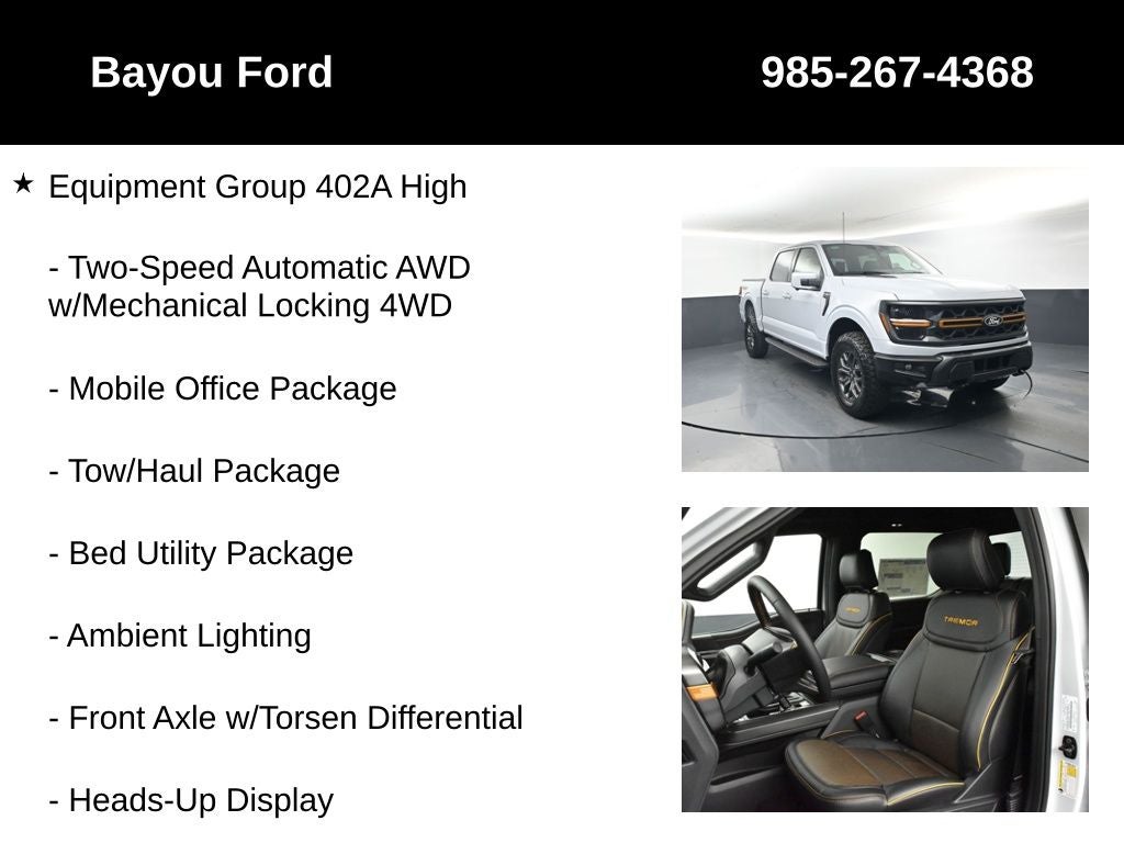 2025 Ford F-150 Tremor 402A