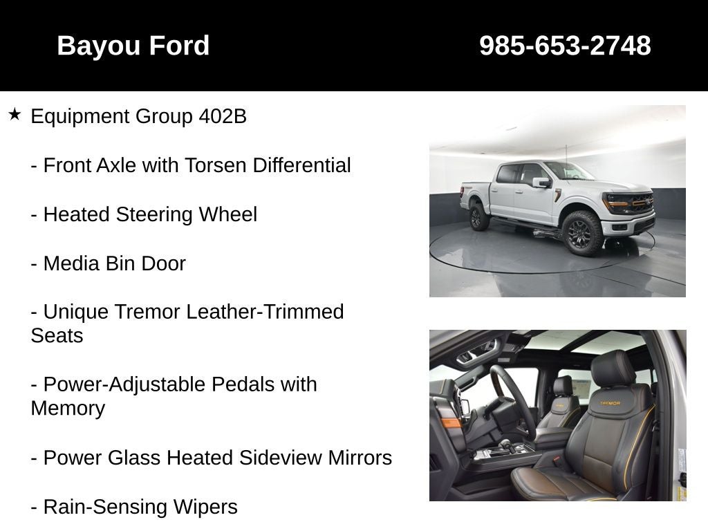 2026 Ford F-150 Tremor 402B