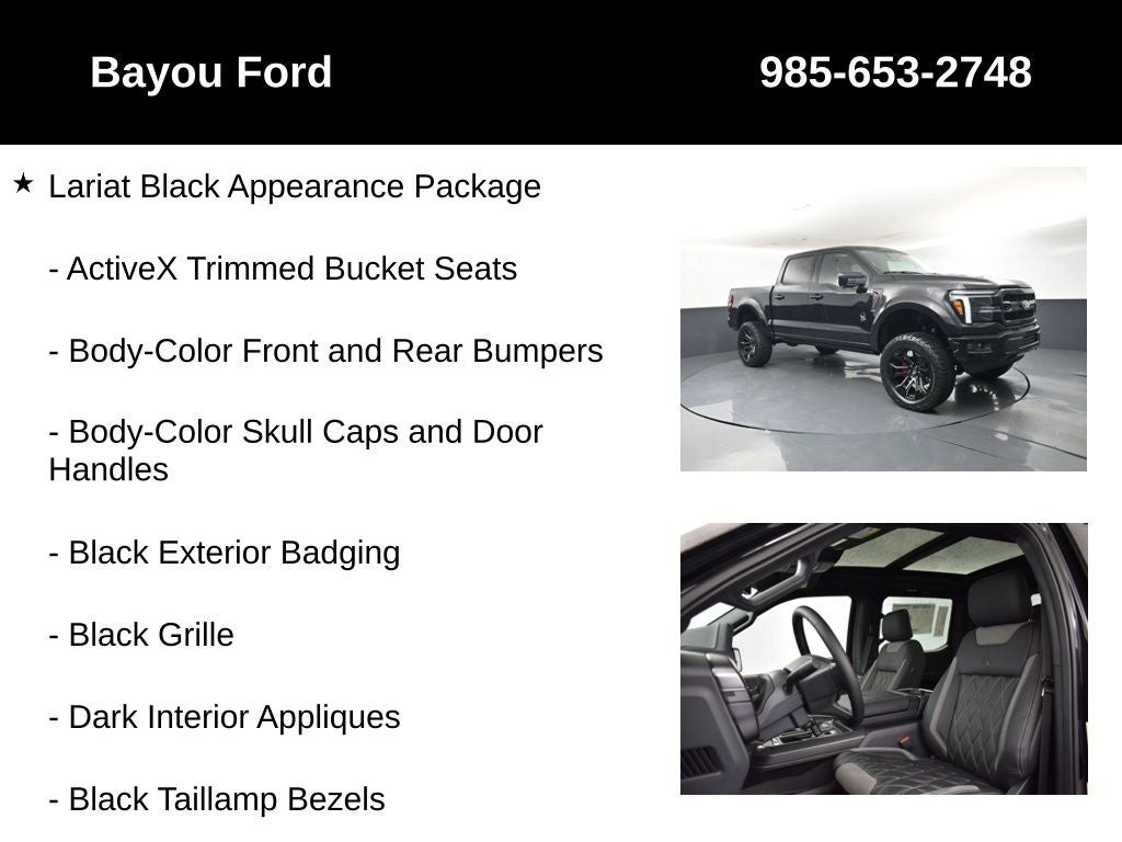 2026 Ford F-150 SCA Black Widow