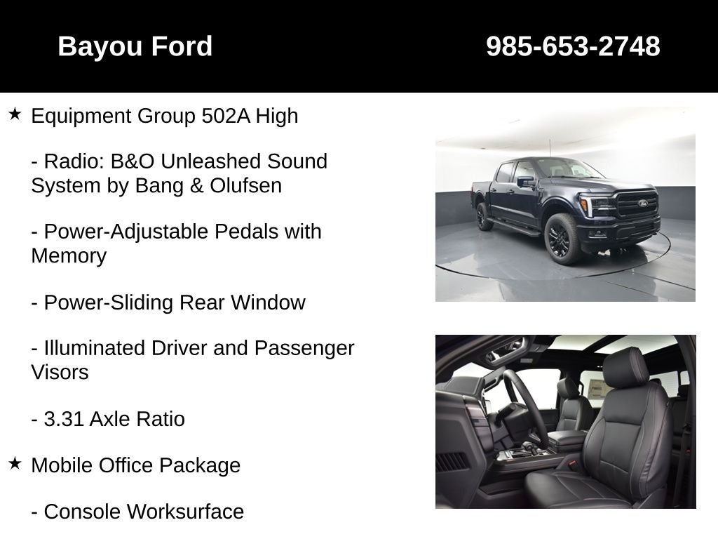 2026 Ford F-150 Lariat 502A