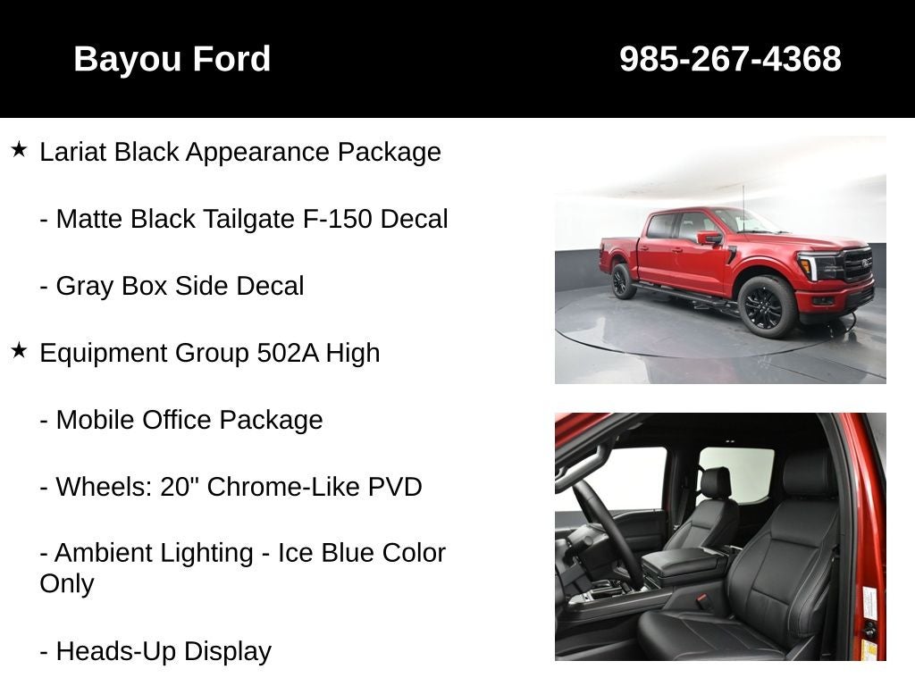 2025 Ford F-150 Lariat 502A