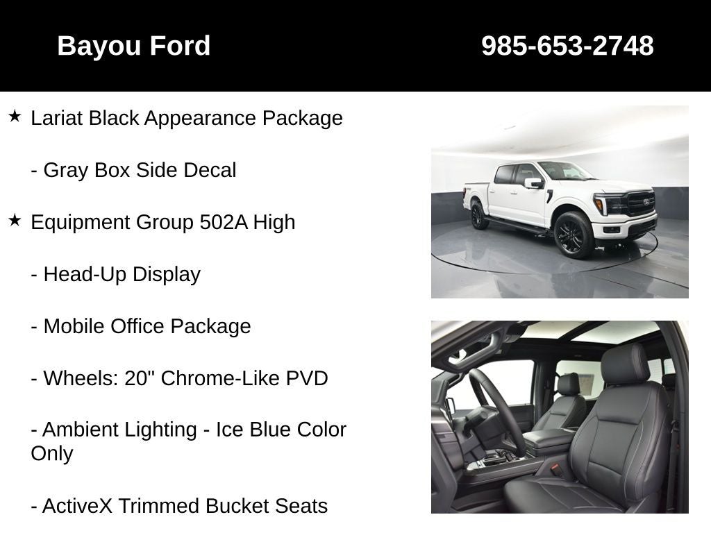 2026 Ford F-150 Lariat 501A