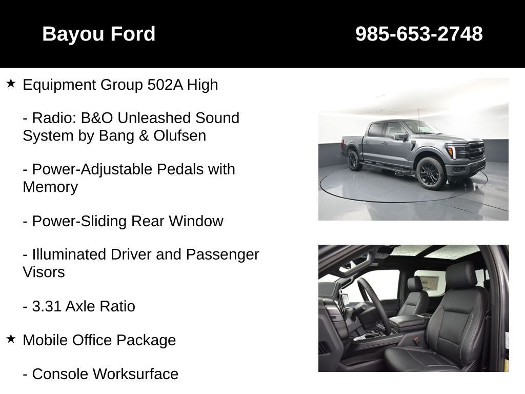 2026 Ford F-150 Lariat 502A