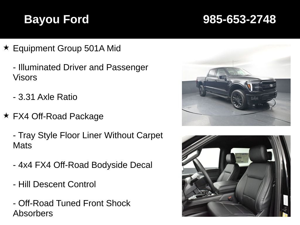 2026 Ford F-150 Lariat 501A