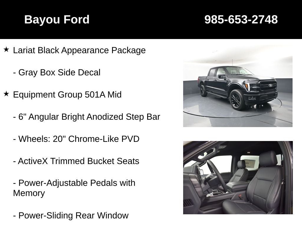 2026 Ford F-150 Lariat 501A