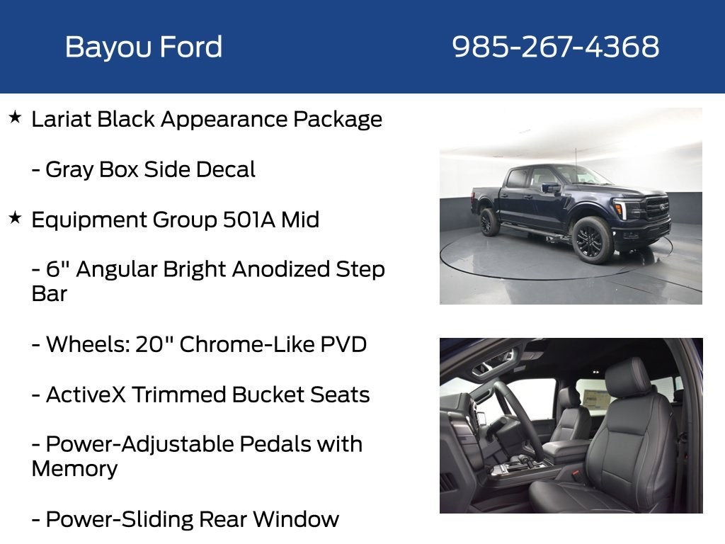 2026 Ford F-150 Lariat 501A