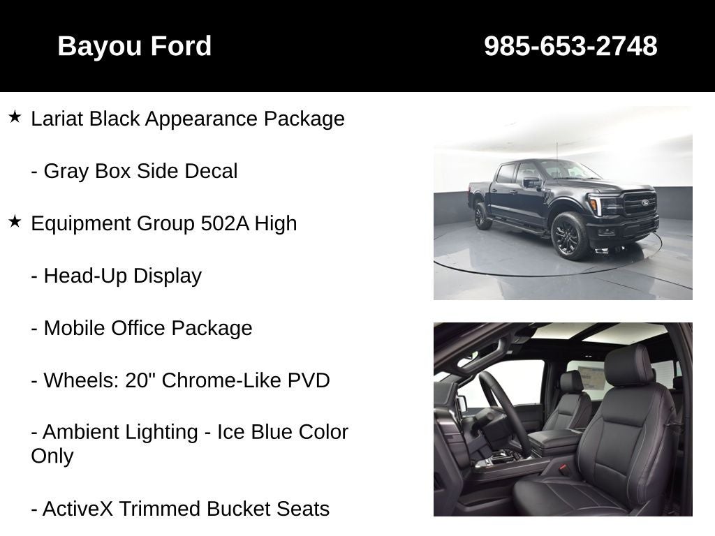 2026 Ford F-150 Lariat 502A