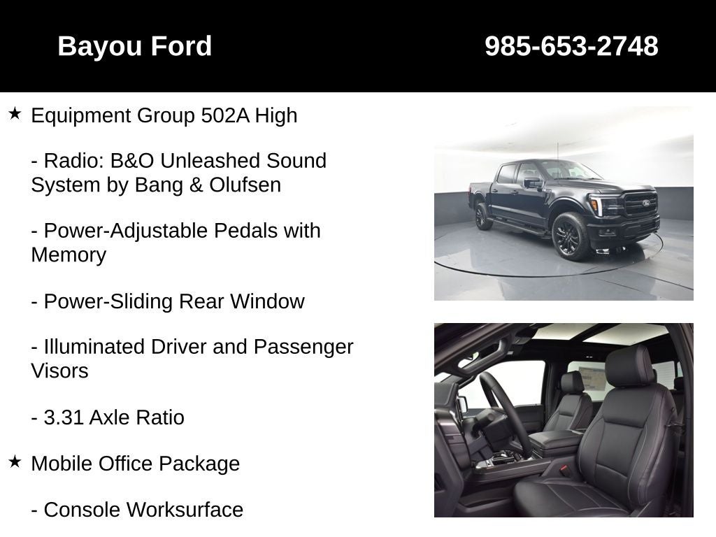 2026 Ford F-150 Lariat 502A