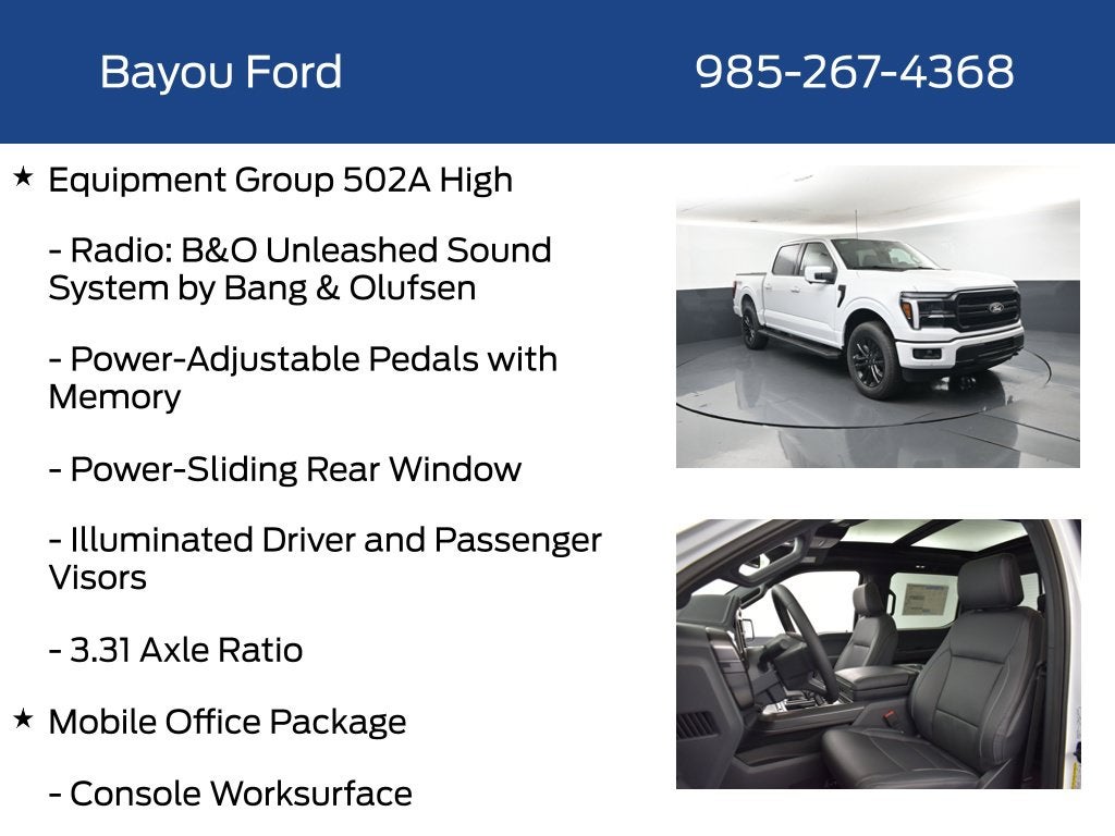 2026 Ford F-150 Lariat 502A