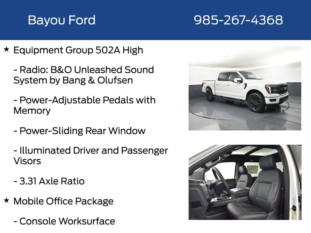 2026 Ford F-150 Lariat 502A