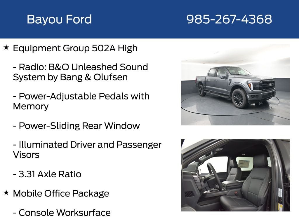 2026 Ford F-150 Lariat 502A