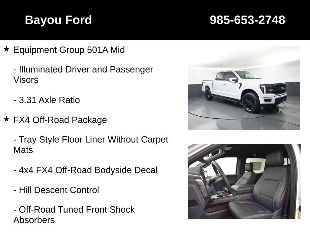 2026 Ford F-150 Lariat 501A