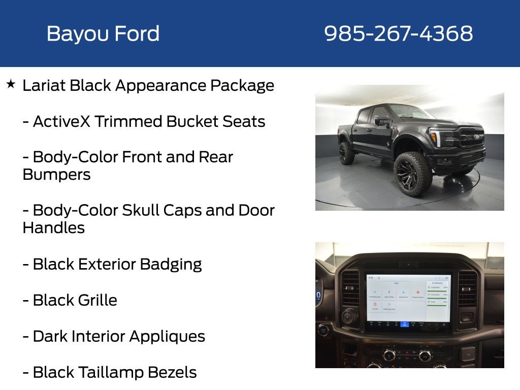 2026 Ford F-150 Lariat Black Widow
