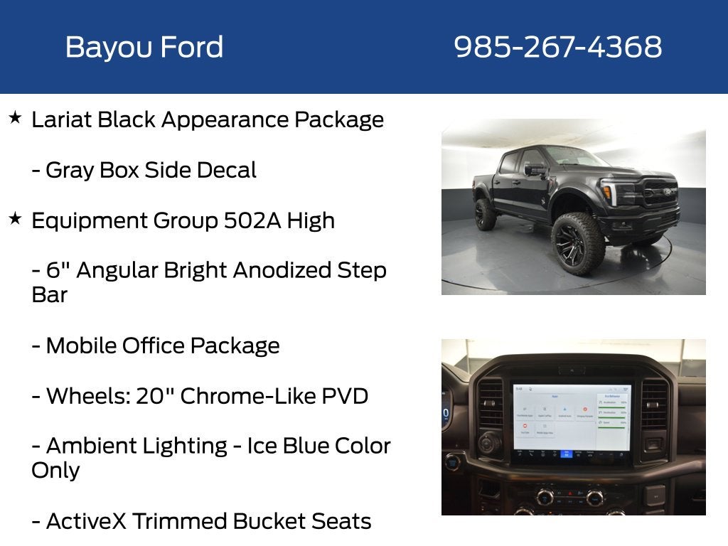 2026 Ford F-150 Lariat Black Widow