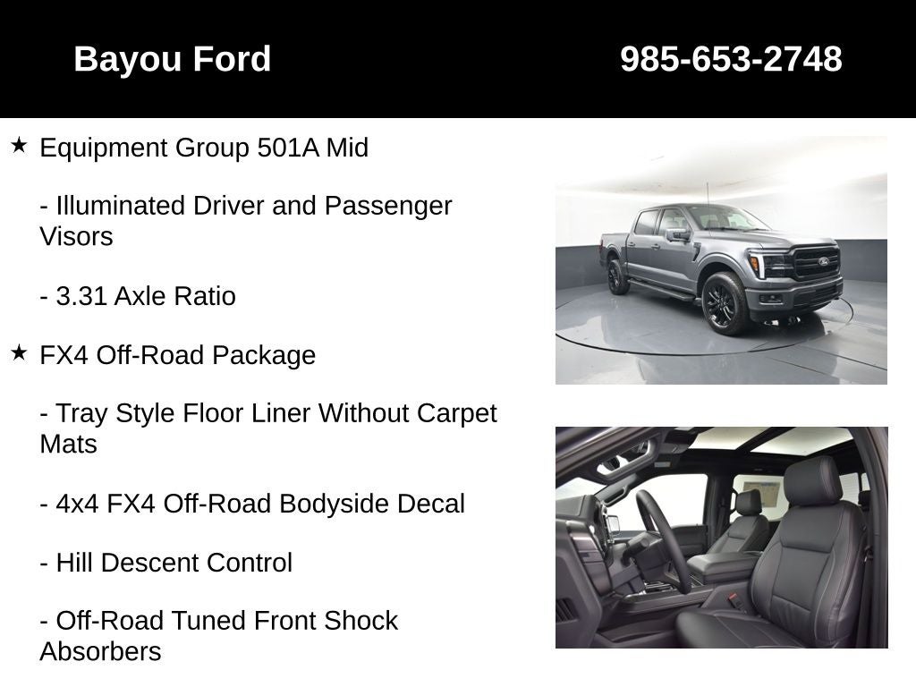 2026 Ford F-150 Lariat 501A