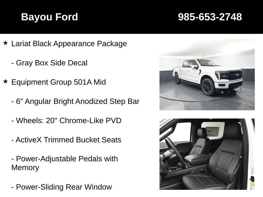 2026 Ford F-150 Lariat 501A