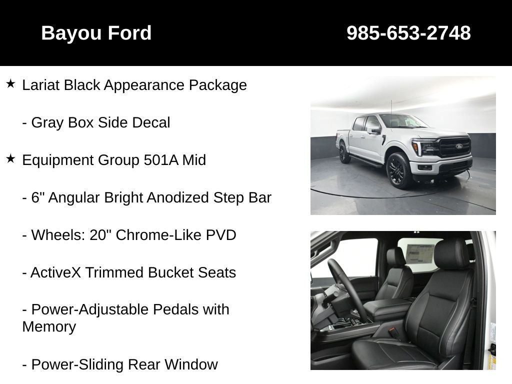 2026 Ford F-150 Lariat 501A