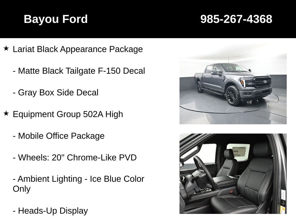 2025 Ford F-150 Lariat 502A