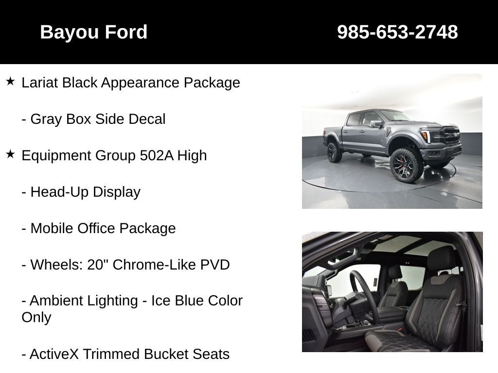 2026 Ford F-150 SCA Black Widow