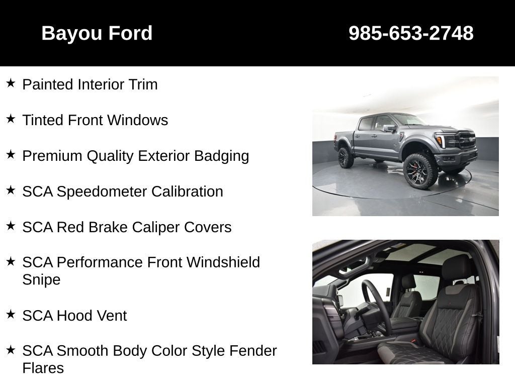 2026 Ford F-150 SCA Black Widow