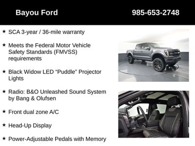 2026 Ford F-150 SCA Black Widow