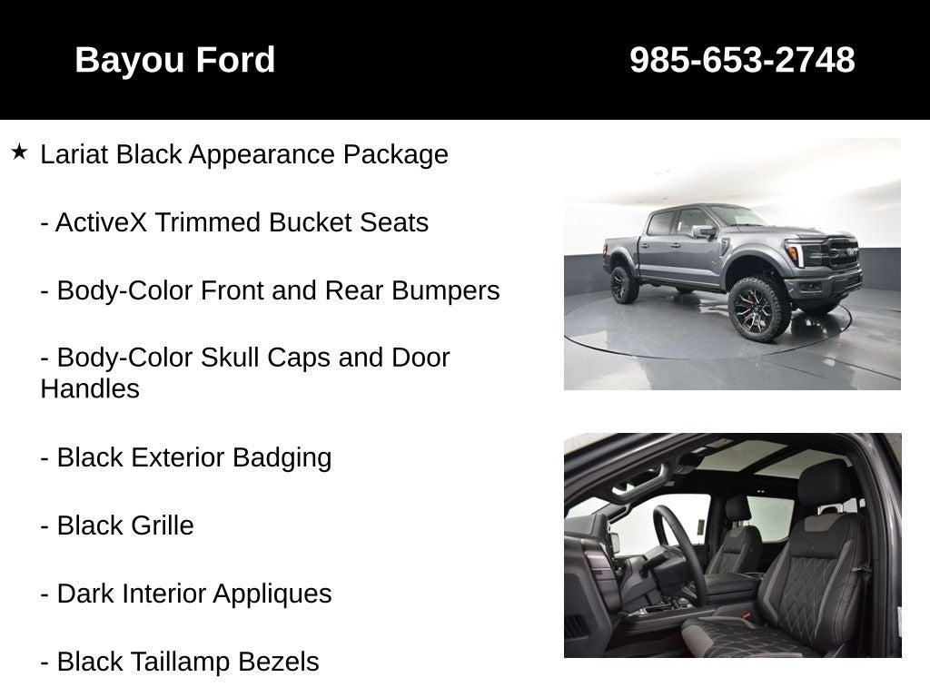 2026 Ford F-150 SCA Black Widow