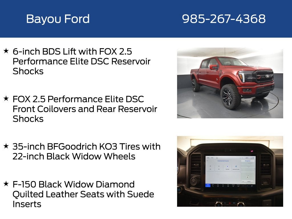 2026 Ford F-150 Lariat Black Widow