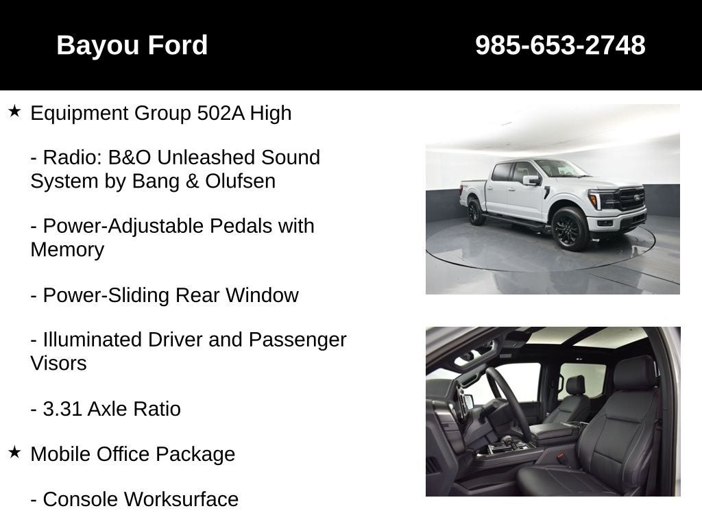 2026 Ford F-150 Lariat 502A