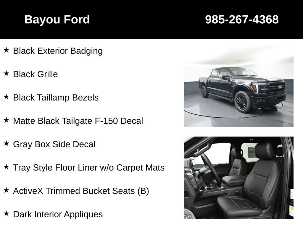 2025 Ford F-150 Lariat 501A