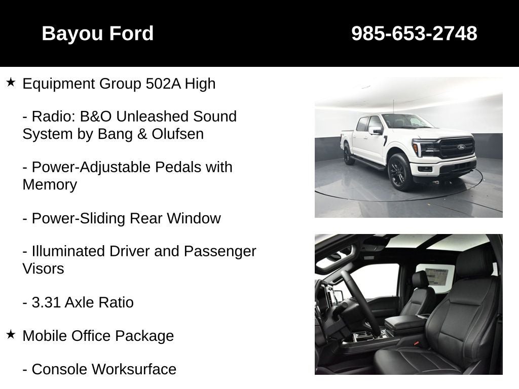 2026 Ford F-150 Lariat 502A