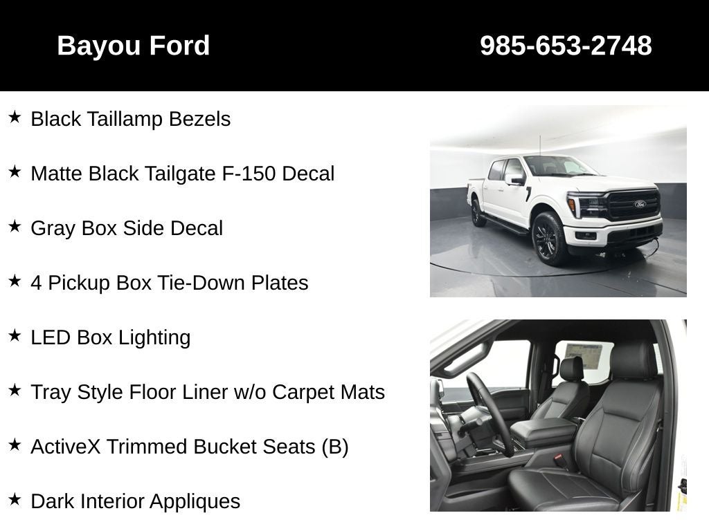 2025 Ford F-150 Lariat 501A