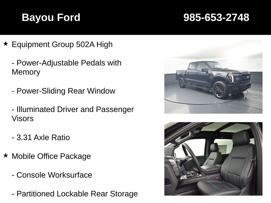 2026 Ford F-150 Lariat 502A