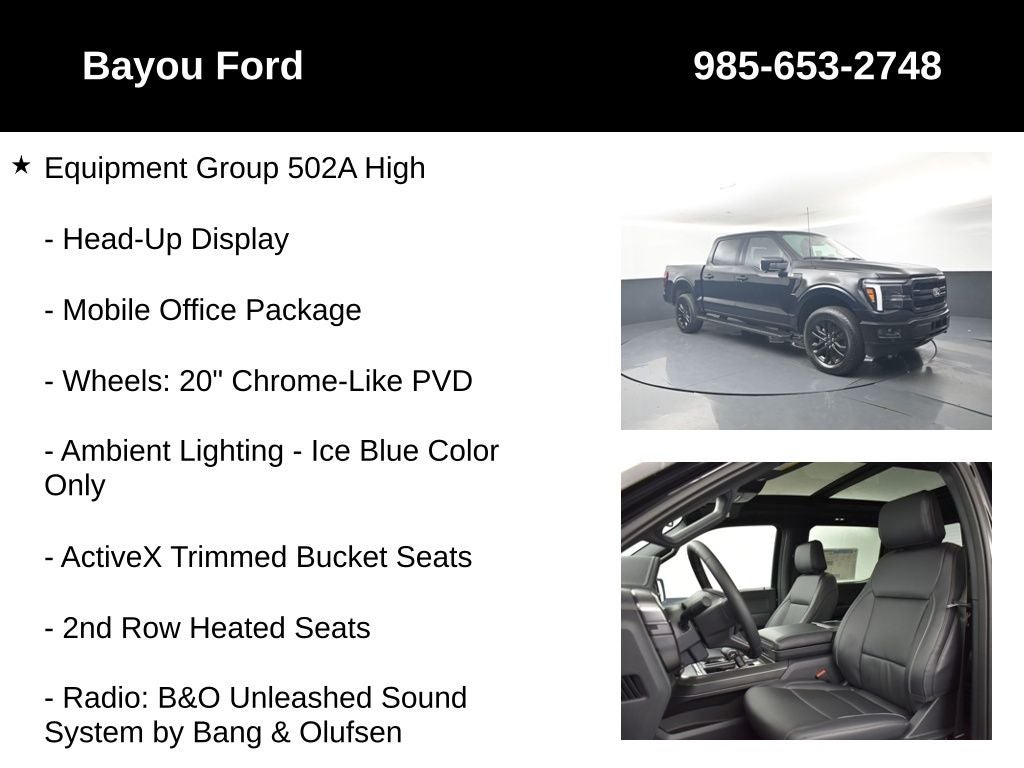 2026 Ford F-150 Lariat 502A